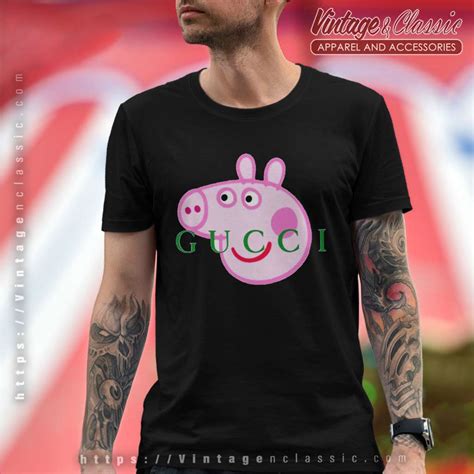 gucci pig t shirt|peppa pig Gucci shirt.